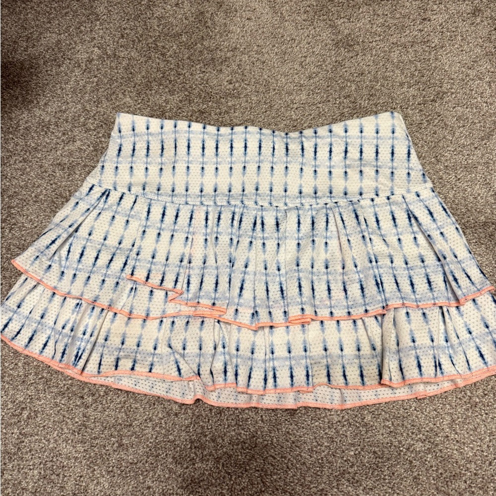 Lucky In Love Tennis Skort Womens Size Small Ruffle Pleated Golf